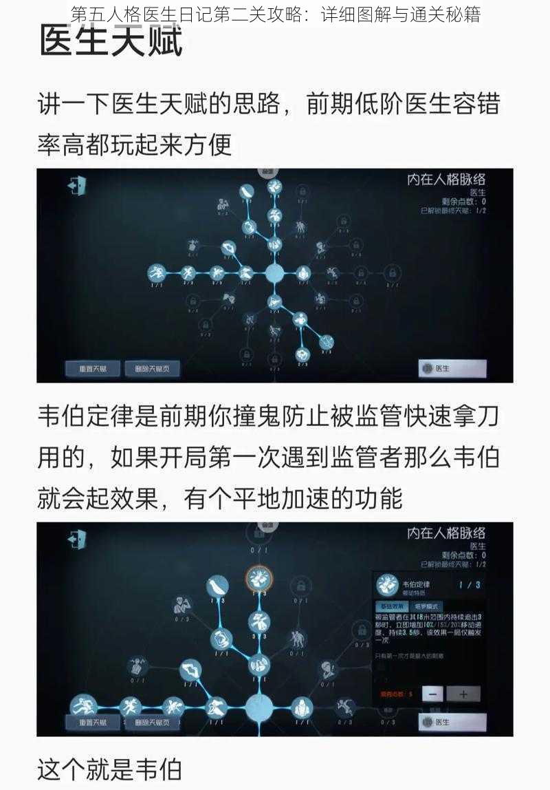 第五人格医生日记第二关攻略：详细图解与通关秘籍