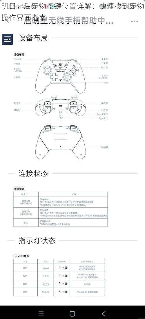 明日之后宠物按键位置详解：快速找到宠物操作界面指南