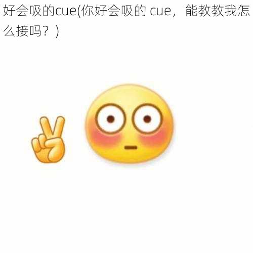 好会吸的cue(你好会吸的 cue，能教教我怎么接吗？)