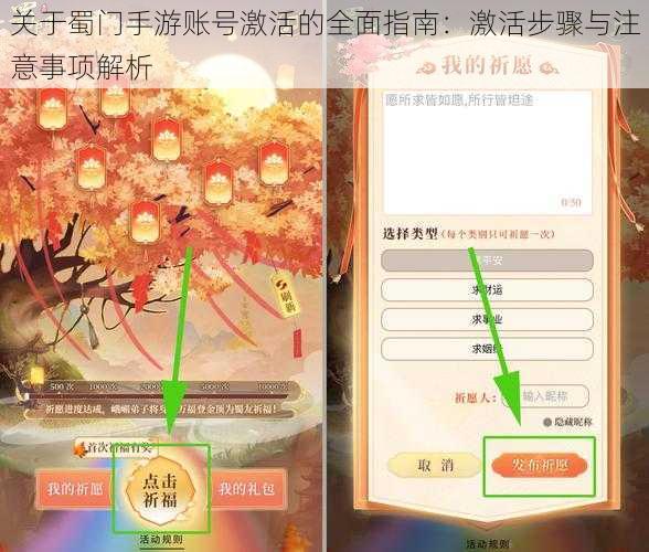 关于蜀门手游账号激活的全面指南：激活步骤与注意事项解析