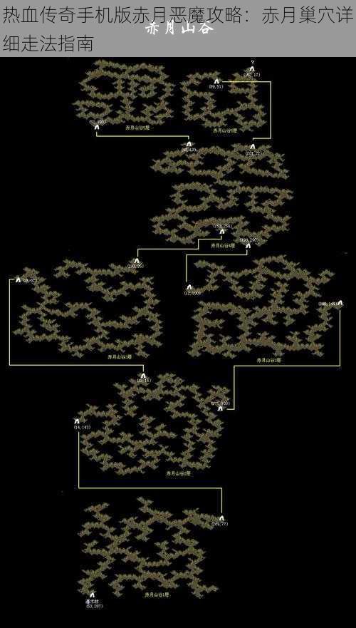 热血传奇手机版赤月恶魔攻略：赤月巢穴详细走法指南