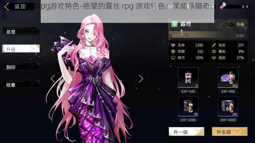 绝望的露丝rpg游戏特色-绝望的露丝 rpg 游戏特色：黑暗系猎奇，体验人性绝境