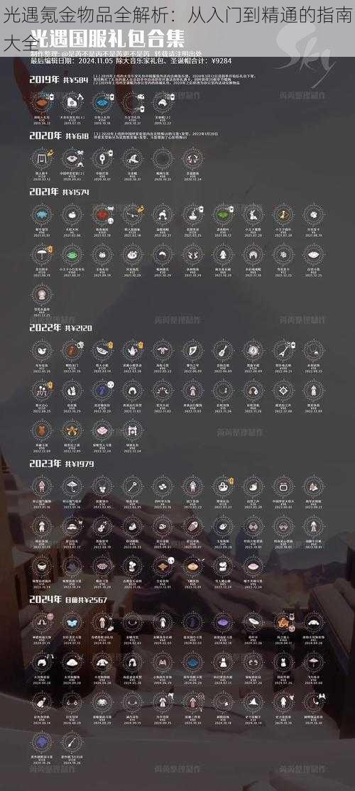 光遇氪金物品全解析：从入门到精通的指南大全